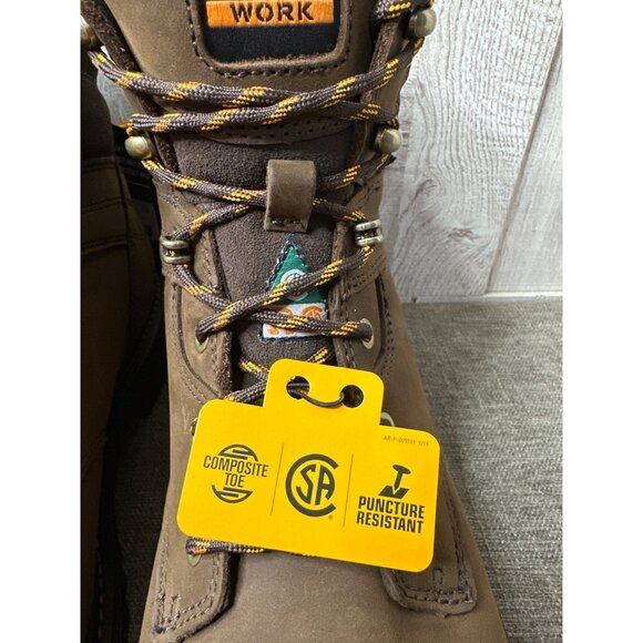 Ariat Rigtek Mens Sz 15 Puncture Resistant Composite Toe Work Boots Brown - Picture 6 of 13